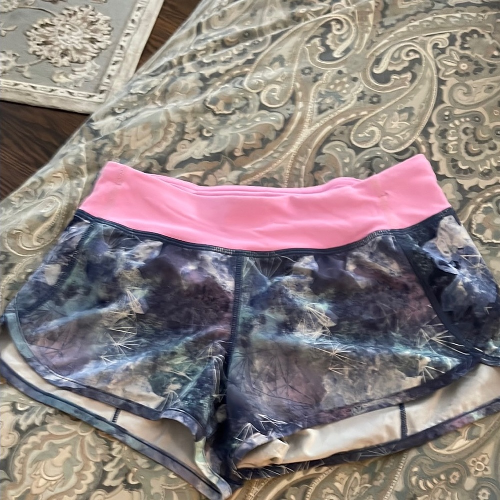 Women's Pink and Multicolor athleta athletic Shorts